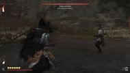 Fighting the Yari Master (Image via Sportskeeda Gaming || Sucker Punch Productions)